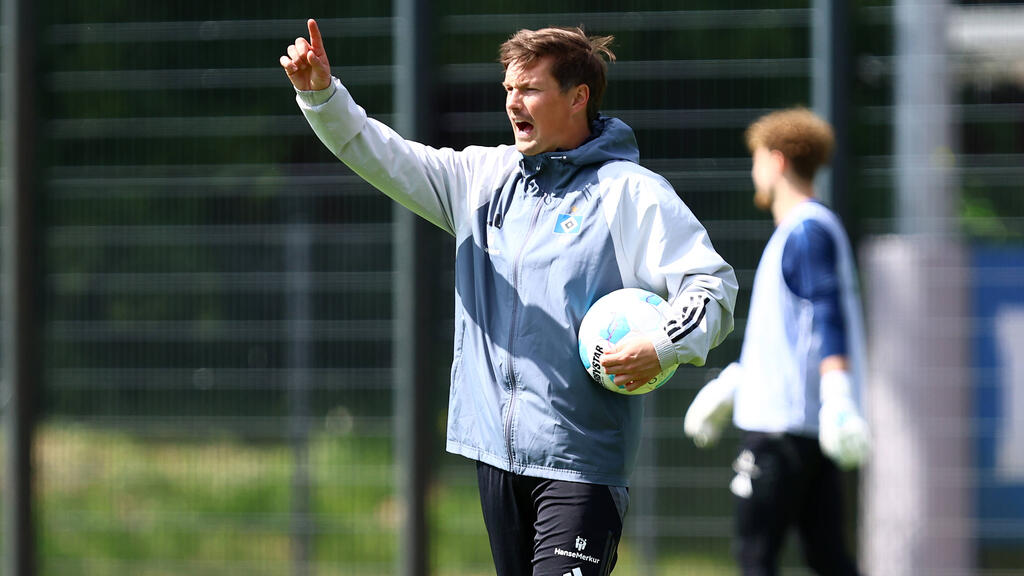 HSV-Cheftrainer Merlin Polzin steht vor seiner ersten Bundesliga-Saison
