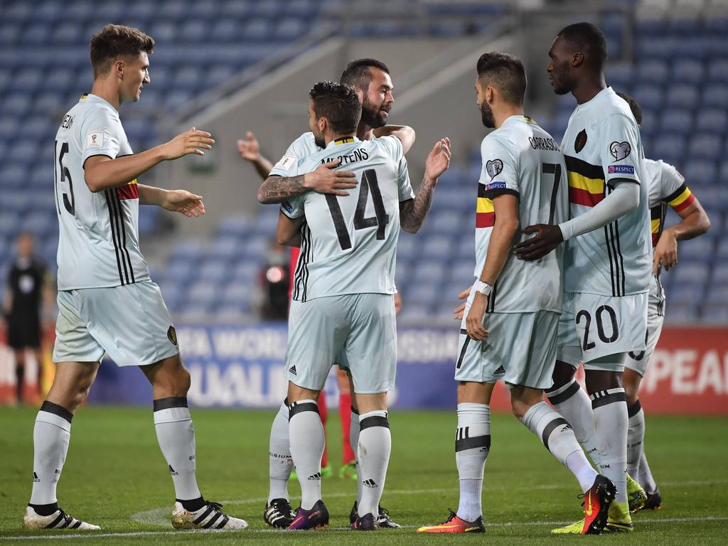 Die belgische Nationalmannschaft feierte einen souveränen Sieg in Gibraltar