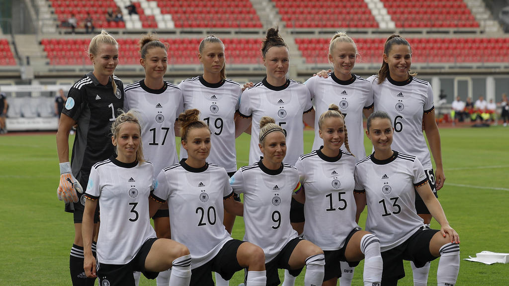 Freuen sich auf eine große Kulisse: Die deutschen Nationalspielerinnen
