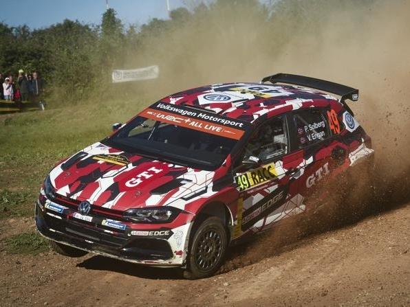 Petter Solberg fuhr mit dem Volkswagen Polo R5 auf Rang drei der WRC2 Petter Solberg fuhr mit dem Volkswagen Polo R5 auf Rang drei der WRC2