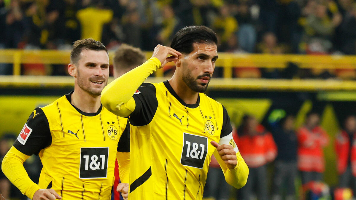 Emre Can ăn mừng bàn thắng BVB theo cách độc đáo của riêng mình