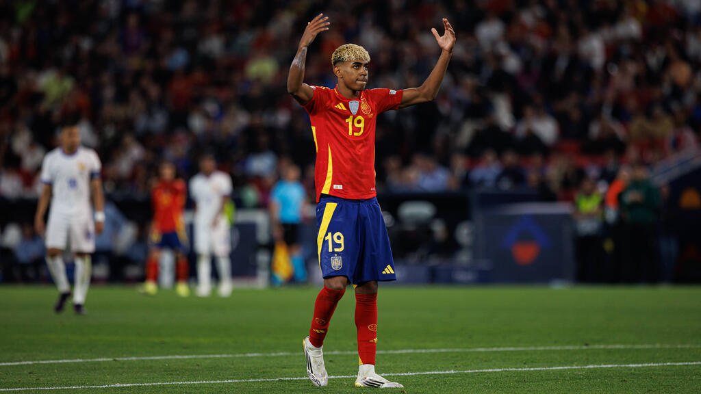 Mann des Spiels im Halbfinale gegen Frankreich: Spaniens Lamine Yamal Mann des Spiels im Halbfinale gegen Frankreich: Spaniens Lamine Yamal