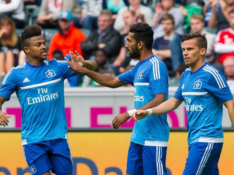 Der HSV hat den Telekom Cup gewonnen. Foto: Guido Kirchner Der HSV hat den Telekom Cup gewonnen. Foto: Guido Kirchner