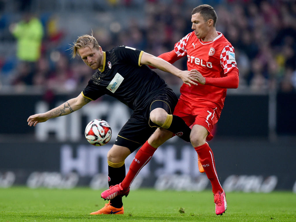 Oliver Fink (r.) fehlt Fortuna Düsseldorf in den kommenden Wochen Oliver Fink (r.) fehlt Fortuna Düsseldorf in den kommenden Wochen
