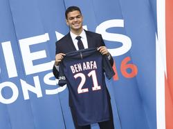 Hatem Ben Arfa wordt gepresenteerd bij Paris Saint-Germain (04-07-2016).