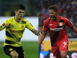 Christian Pulisic (l.) und Leon Bailey sollen das Intereese des FC Bayern geweckt haben
