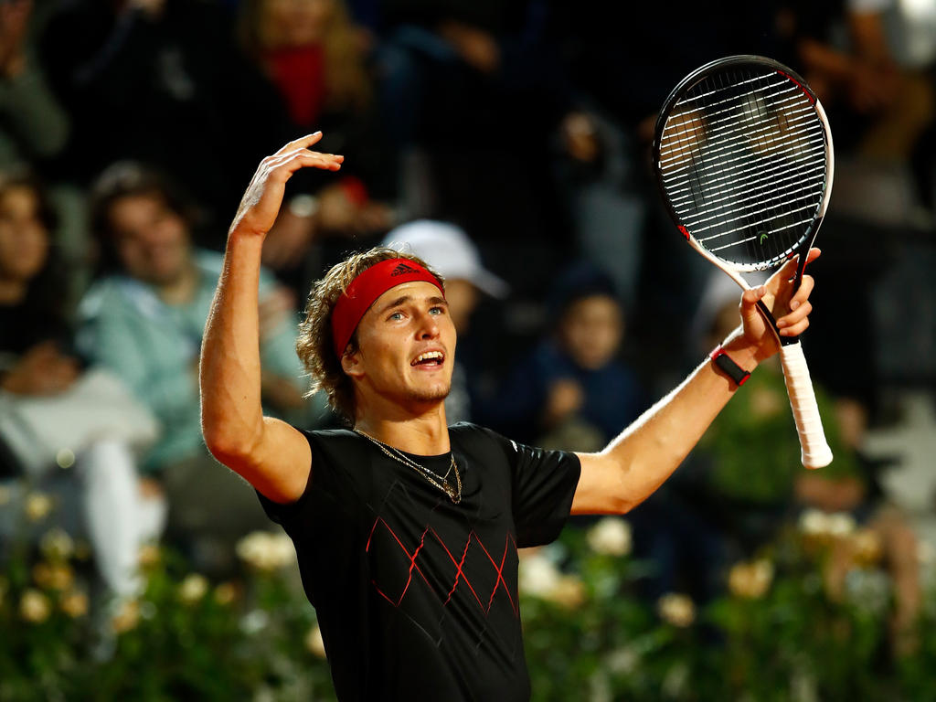 Alexander Zverev steht erneut im Finale von Rom