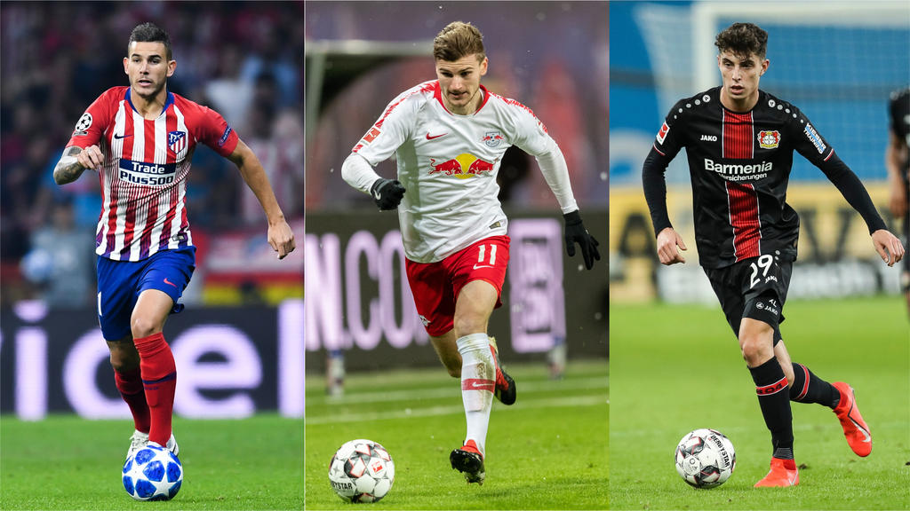 Lucas Hernández, Timo Werner und Kai Havertz sollen bald Spieler des FC Bayern sein