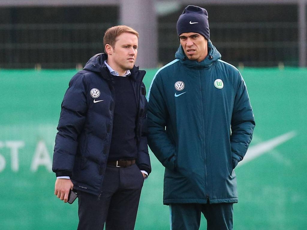 Olaf Rebbe (l.) und Valérien Ismaël müssen den VfL Wolfsburg umbauen Olaf Rebbe (l.) und Valérien Ismaël müssen den VfL Wolfsburg umbauen