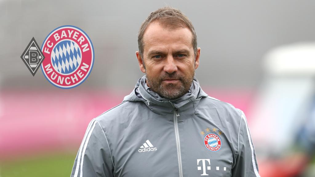 Bayern-Coach Hansi Flick hat zum Spiel gegen Gladbach Stellung genommen
