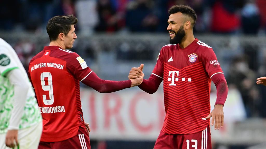 Lewandowski und Choupo-Moting spielten gemeinsam für den FC Bayern