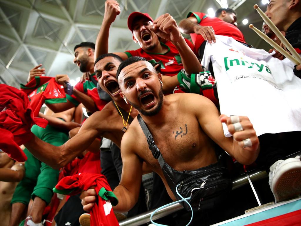 Der Sieg der Marokkaner sorgte nicht nur bei den Anhängern im Stadion für große Begeisterung