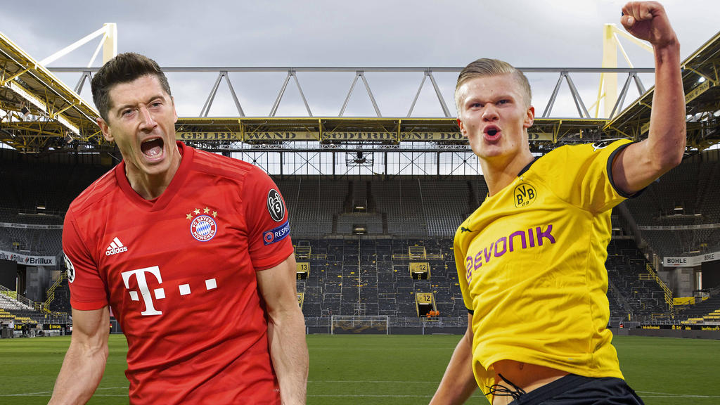 Wer ist besser? Robert Lewandowski vom FC Bayern oder BVB-Star Erling Haaland