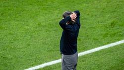 Erlebte mit der deutschen Nationalmannschaft einen weiteren Rückschlag: Bundestrainer Joachim Löw
