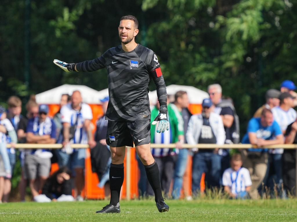Hertha-Torwart Marius Gersbeck muss sich vor Gericht verantworten Hertha-Torwart Marius Gersbeck muss sich vor Gericht verantworten
