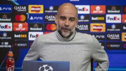 Pep Guardiola freut sich auf das Duell gegen Real Madrid in der Champions League