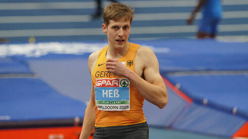 Dreispringer Max Heß kann bei der WM nicht mit einer Medaille überraschen