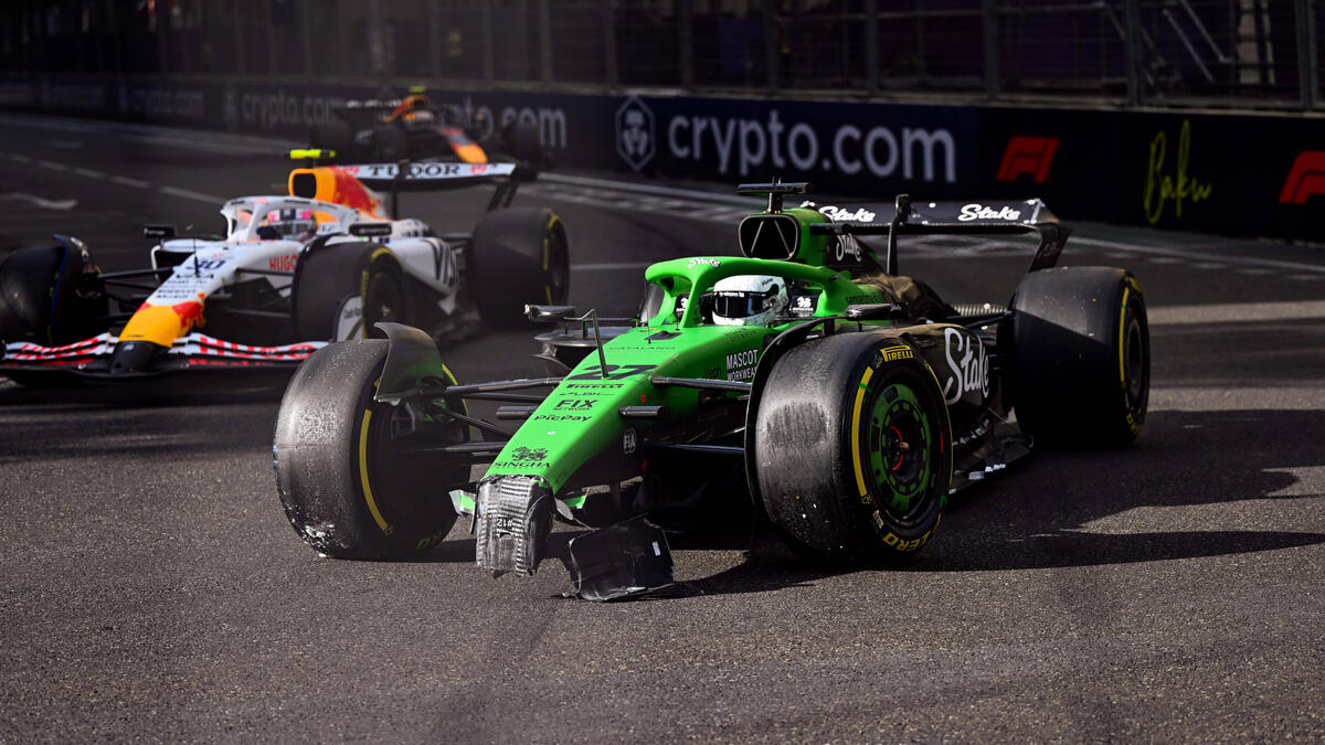 Nico Hülkenberg sorgte für eine Rote Flagge