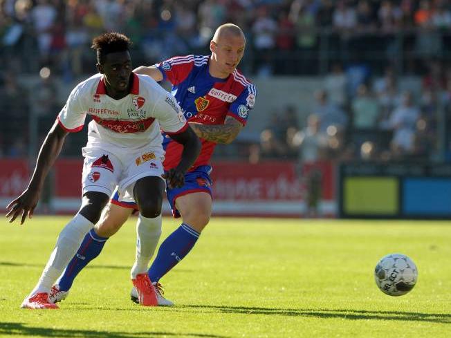 Der FC Basel jubelte am Ende gegen den FC Sion Der FC Basel jubelte am Ende gegen den FC Sion
