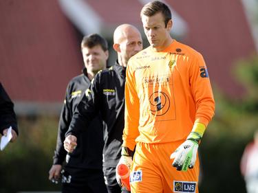 Viktor Noring na afloop van Strømmen IF - FK Bodø/Glimt. (22-9-2013)