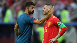 Diego Costa wurde im WM-Achtelfinale gegen Russland vorzeitig ausgewechselt