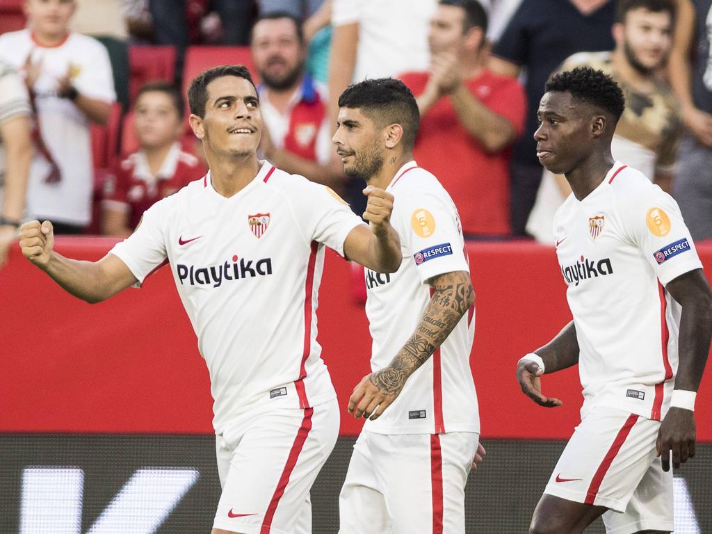 Ben Yedder y Banega brillaron con dobletes. (Foto: Imago) Ben Yedder y Banega brillaron con dobletes. (Foto: Imago)