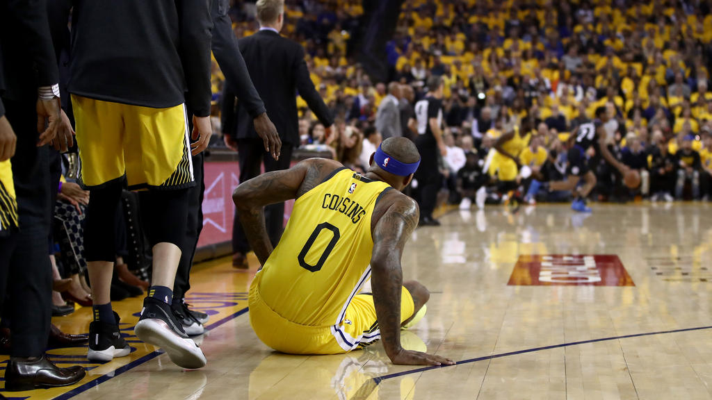 DeMarcus Cousins verletzte sich zu Beginn der Playoffs DeMarcus Cousins verletzte sich zu Beginn der Playoffs