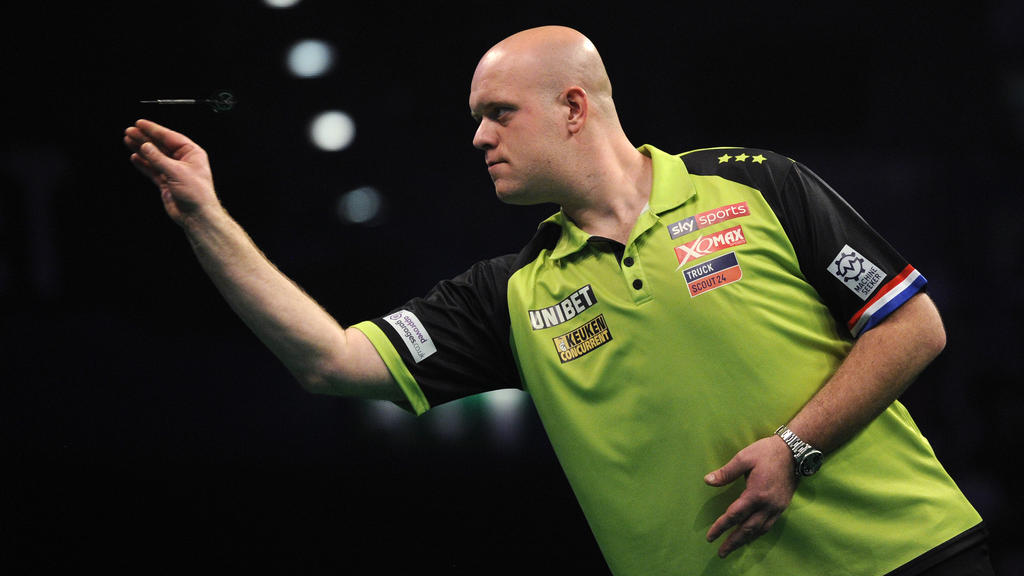 Michael van Gerwen verlor im Viertelfinale überraschend sein Einzel Michael van Gerwen verlor im Viertelfinale überraschend sein Einzel