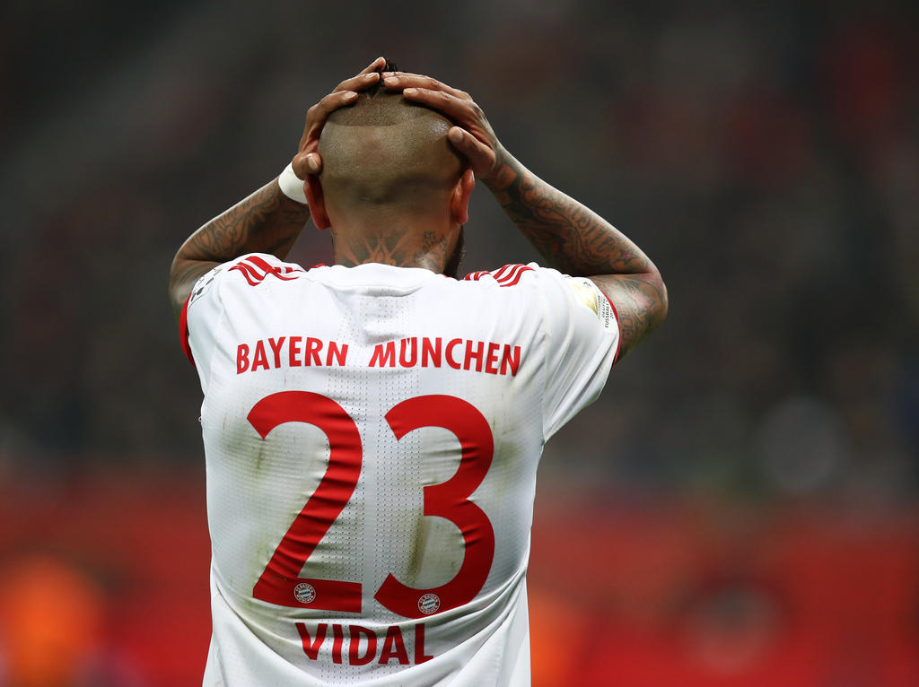 Vidal no podrá estar en las dos citas ante el Real Madrid. (Foto: Getty)