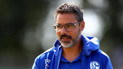David Wagner steht bei Schalke 04 an der Seitenlinie