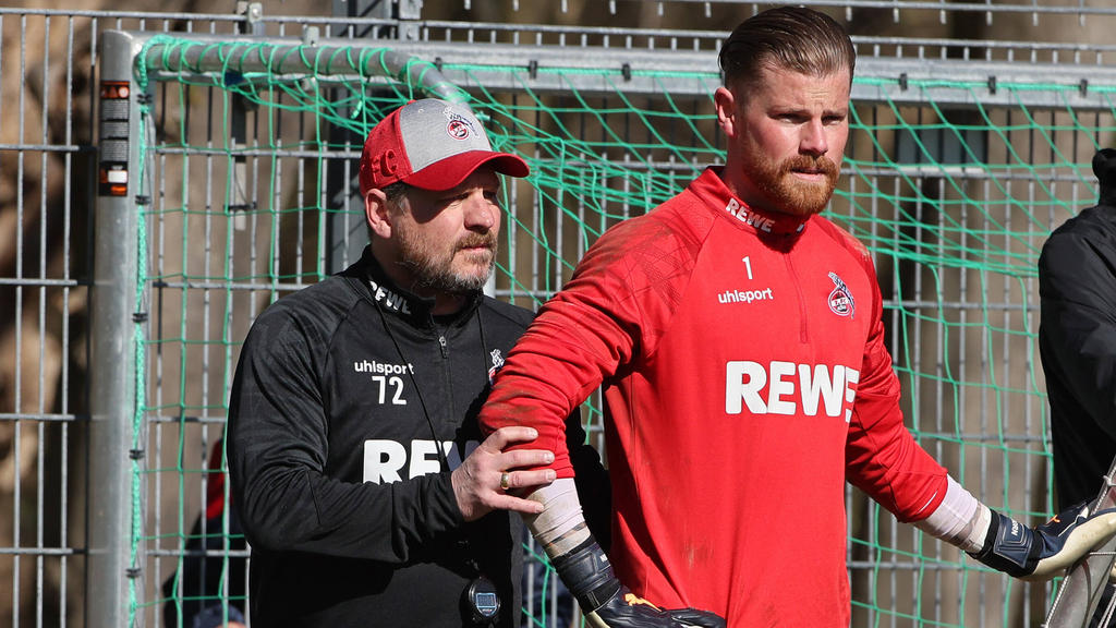 Timo Horn (r.) wurde von Steffen Baumgart zur Nummer zwei im Kölner Tor degradiert