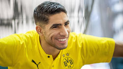 Achraf Hakimi spielt derzeit auf Leihbasis für den BVB