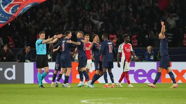 Im Moment des Abpfiffs bracht bei PSG großer Jubel aus