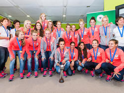 Die U20-Weltmeisterinnen sind in Deutschland angekommen