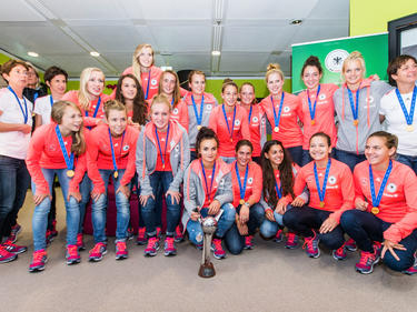 Die U20-Weltmeisterinnen sind in Deutschland angekommen