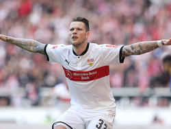 Daniel Ginczek im Trikot des VfB Stuttgart