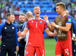 Island-Keeper Hannes Halldórsson entschärfte den Elfmeter von Superstar Lionel Messi