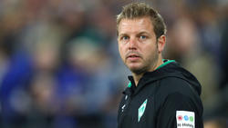 Florian Kohfeldt steht mit Weder Bremen derzeit auf dem dritten Tabellenplatz