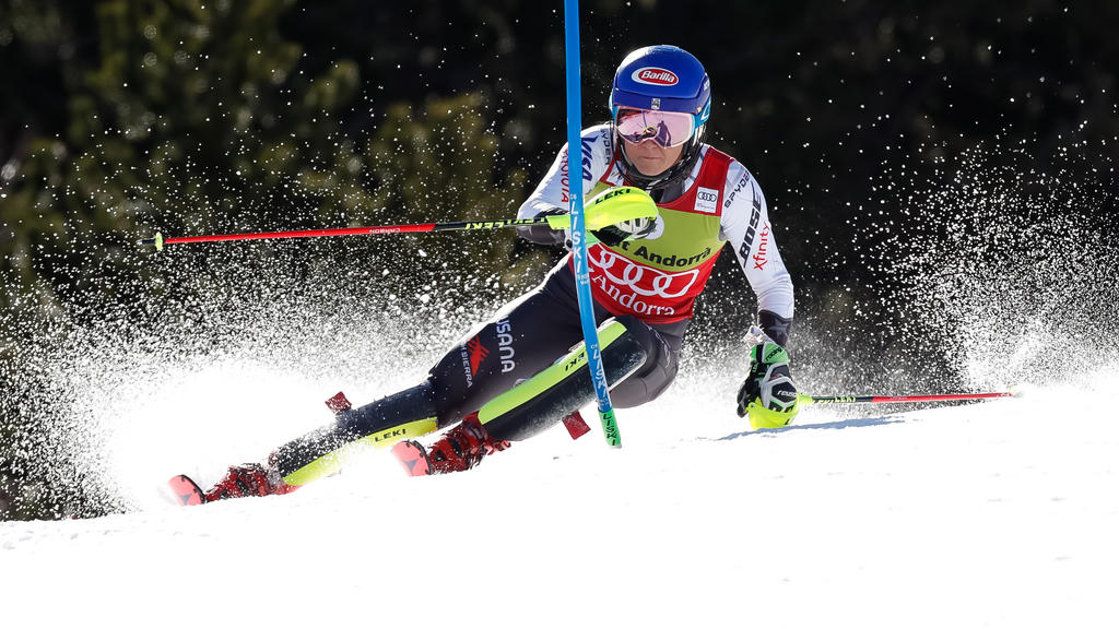 Mikaela Shiffrin feierte ihren 40. Slalom-Sieg Mikaela Shiffrin feierte ihren 40. Slalom-Sieg