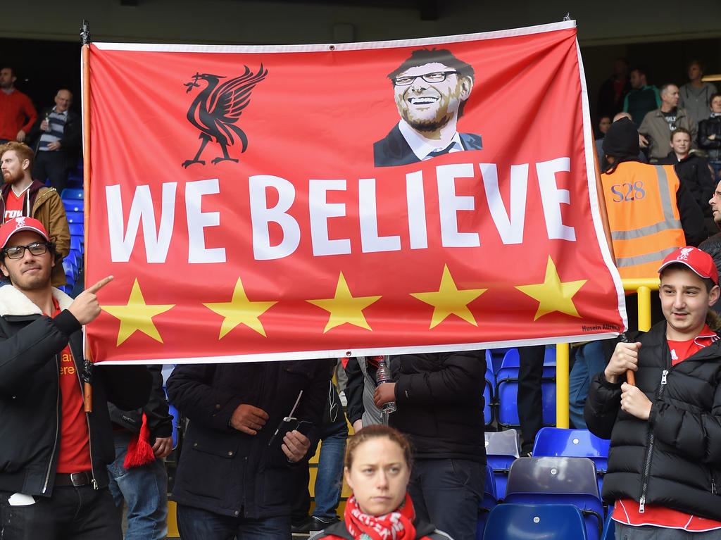 Die Fans des FC Liverpool stehen hinter Jürgen Klopp
