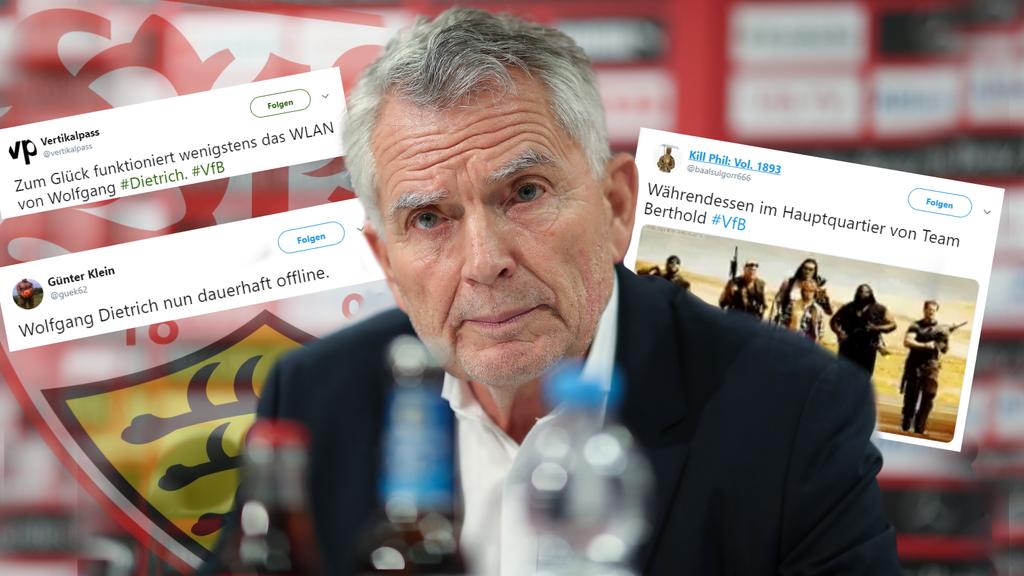 Wolfgang Dietrich hat beim VfB Stuttgart seinen Hut genommen Wolfgang Dietrich hat beim VfB Stuttgart seinen Hut genommen