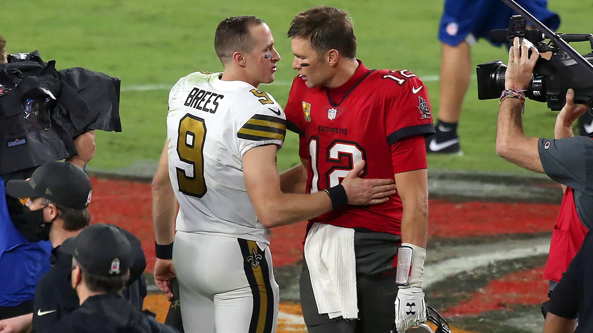 Tom Brady und Drew Brees treffen sich am Wochenende wieder Tom Brady und Drew Brees treffen sich am Wochenende wieder