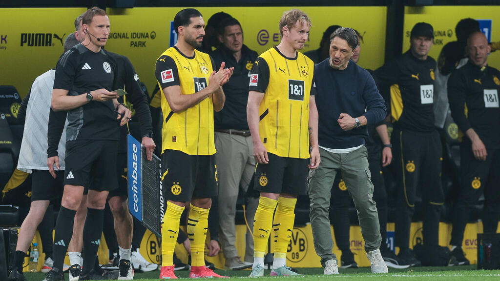 Emre Can (2.v.l.) könnte dem BVB länger fehlen Emre Can (2.v.l.) könnte dem BVB länger fehlen