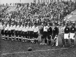 Die DFB-Elf mit Edmund Conen erreichte 1934 überraschend das Halbfinale