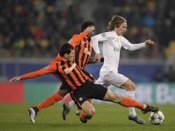 Luka Modric marcó el segundo tanto del Madrid an Ucrania. (Foto: Imago)