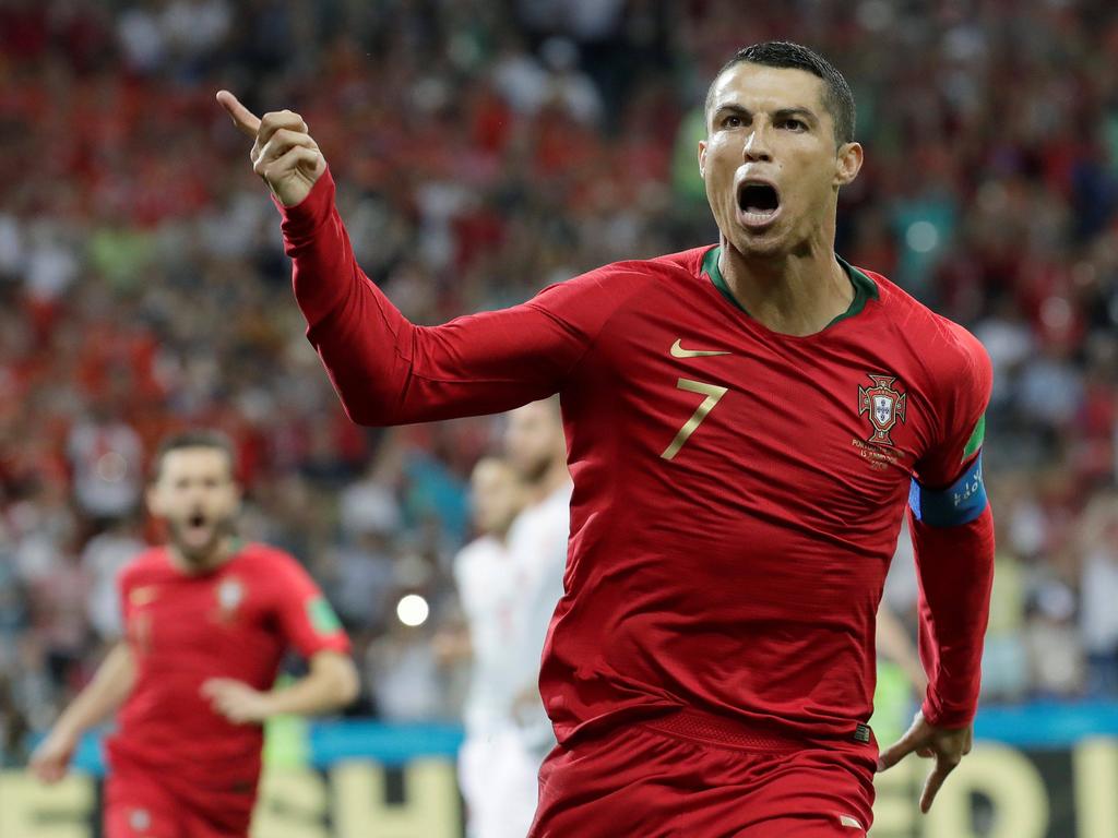Ronaldo abrió el marcador contra España. (Foto: Getty)