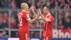 Arjen Robben und Franck Ribéry bestritten zusammen über 700 Spiele für die Bayern