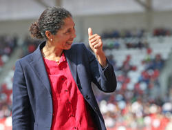 Bundestrainerin Steffi Jones freut sich über machbare Aufgaben in der WM-Quali