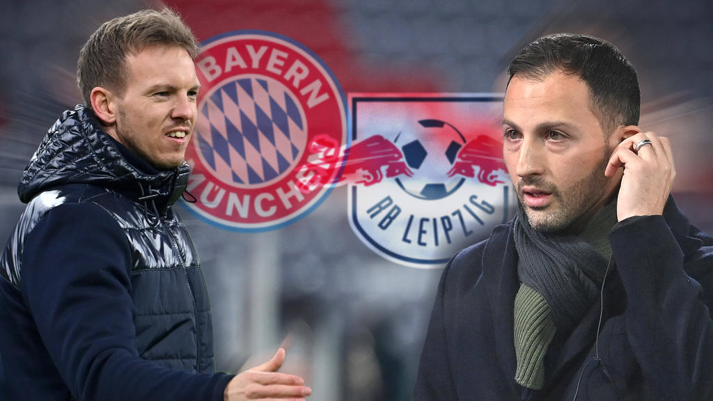 Julian Nagelsmann und der FC Bayern empfangen Domenico Tedescos Leipziger