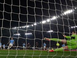Ciro Immobile schoss Lazio im Hinspiel gegen die Bayern per Elfmeter zum Sieg.